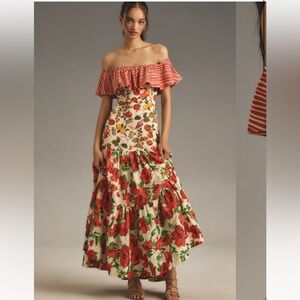 Anthropologie - mixed print maxi. Maeve. Xs. Worn once